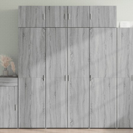 Armario de madera ingeniería gris Sonoma 80x42,5x225 cm de , Aparadores - Ref: Foro24-3281355, Precio: 274,22 €, Descuento: %