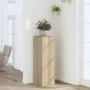 Soportes de plantas madera ingeniería roble Sonoma 33x33x100 cm de , Soportes para macetas - Ref: Foro24-852953, Precio: 72,5...