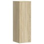 Soportes de plantas madera ingeniería roble Sonoma 33x33x100 cm de , Soportes para macetas - Ref: Foro24-852953, Precio: 60,6...
