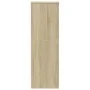 Soportes de plantas madera ingeniería roble Sonoma 33x33x100 cm de , Soportes para macetas - Ref: Foro24-852953, Precio: 72,5...