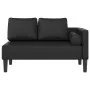 Sofá diván con cojines cuero sintético negro de , Divanes - Ref: Foro24-4007563, Precio: 147,91 €, Descuento: %