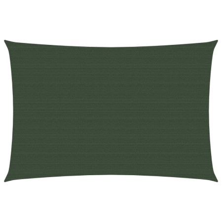 Toldo de vela verde oscuro HDPE 160 g/m² 3,5x4,5 m de vidaXL, Sombrillas - Ref: Foro24-311461, Precio: 37,33 €, Descuento: %