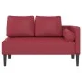 Sofá diván con cojines cuero sintético rojo tinto de , Divanes - Ref: Foro24-4007568, Precio: 170,99 €, Descuento: %