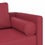 Sofá diván con cojines cuero sintético rojo tinto de , Divanes - Ref: Foro24-4007568, Precio: 173,73 €, Descuento: %