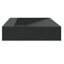 Lavabo de fundición de mineral/mármol negro mate 120x46x11 cm de , Lavabos - Ref: Foro24-155983, Precio: 319,44 €, Descuento: %
