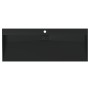 Lavabo de fundición de mineral/mármol negro mate 120x46x11 cm de , Lavabos - Ref: Foro24-155983, Precio: 319,44 €, Descuento: %