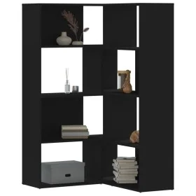 Estantería de esquina 4 niveles madera blanco 85x85x140 cm de , Librerías y estanterías - Ref: Foro24-3307811, Precio: 174,19...