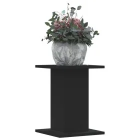 Soportes de plantas 2 uds madera ingeniería negro 30x30x40 cm by , Pot stands - Ref: Foro24-3307847, Price: 50,93 €, Discount: %