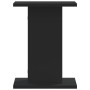 Soportes de plantas 2 uds madera ingeniería negro 30x30x40 cm de , Soportes para macetas - Ref: Foro24-3307847, Precio: 47,32...