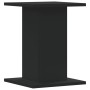 Soportes de plantas 2 uds madera ingeniería negro 30x30x40 cm de , Soportes para macetas - Ref: Foro24-3307847, Precio: 47,32...