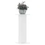 Soportes de plantas 2 uds madera ingeniería blanco 30x30x80 cm de , Soportes para macetas - Ref: Foro24-3307864, Precio: 86,9...