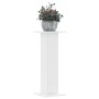 Soportes de plantas 2 uds madera ingeniería blanco 30x30x80 cm de , Soportes para macetas - Ref: Foro24-3307864, Precio: 88,5...