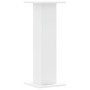 Soportes de plantas 2 uds madera ingeniería blanco 30x30x80 cm de , Soportes para macetas - Ref: Foro24-3307864, Precio: 88,5...