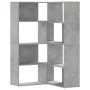 Estantería esquina 4 niveles madera gris hormigón 85x85x140 cm de , Librerías y estanterías - Ref: Foro24-3307813, Precio: 15...