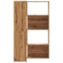 Estantería esquina 4 niveles madera roble artisan 85x85x140 cm de , Librerías y estanterías - Ref: Foro24-3307818, Precio: 22...