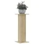 Soportes para plantas 2 uds madera roble Sonoma 30x30x80 cm de , Soportes para macetas - Ref: Foro24-3307866, Precio: 66,47 €...