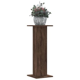 Soportes para plantas 2 uds madera marrón roble 30x30x80 cm de , Soportes para macetas - Ref: Foro24-3307870, Precio: 71,90 €...