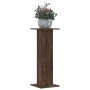 Soportes para plantas 2 uds madera marrón roble 30x30x80 cm de , Soportes para macetas - Ref: Foro24-3307870, Precio: 71,90 €...
