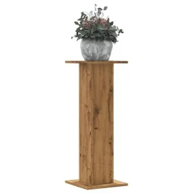 Soportes para plantas 2 uds madera roble artisian 30x30x80 cm de , Soportes para macetas - Ref: Foro24-3307872, Precio: 82,41...