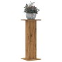 Soportes para plantas 2 uds madera roble artisian 30x30x80 cm de , Soportes para macetas - Ref: Foro24-3307872, Precio: 83,97...