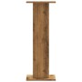 Soportes para plantas 2 uds madera roble artisian 30x30x80 cm de , Soportes para macetas - Ref: Foro24-3307872, Precio: 83,97...