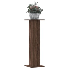 Soportes para plantas 2 uds madera marrón roble 30x30x95 cm de , Soportes para macetas - Ref: Foro24-3307879, Precio: 78,58 €...