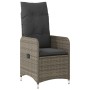 Mesita y sillas jardín 5 pzas y cojines ratán sintético gris de , Conjuntos de jardín - Ref: Foro24-3277020, Precio: 539,78 €...