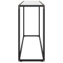 Mesa consola vidrio templado blanco 120x35x75 cm en Mesas auxiliares | Comprar online en Foru.es