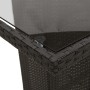 Set de mesa y sillas de jardín 7 pzas y cojines ratán PE negro de , Conjuntos de jardín - Ref: Foro24-3276996, Precio: 785,37...