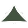 Toldo de vela verde oscuro HDPE 160 g/m² 4,5x4,5x4,5 m de vidaXL, Sombrillas - Ref: Foro24-311480, Precio: 24,64 €, Descuento: %