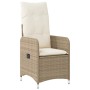 Set de mesa y sillas de jardín 7 pzas y cojines ratán PE beige de , Conjuntos de jardín - Ref: Foro24-3277104, Precio: 974,17...