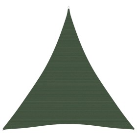 Toldo de vela verde oscuro HDPE 160 g/m² 5x6x6 m de vidaXL, Sombrillas - Ref: Foro24-311483, Precio: 51,24 €, Descuento: %