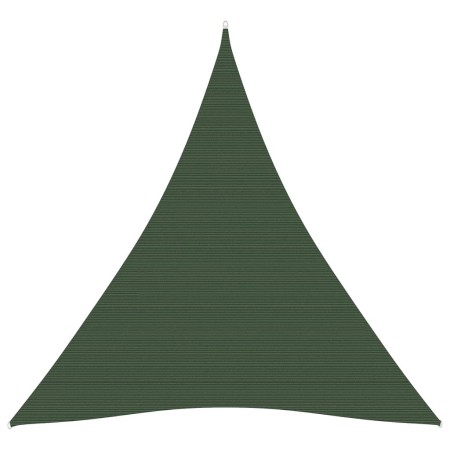 Toldo de vela verde oscuro HDPE 160 g/m² 5x6x6 m de vidaXL, Sombrillas - Ref: Foro24-311483, Precio: 51,24 €, Descuento: %