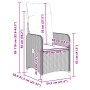 Mesita y sillas jardín 5 pzas y cojines ratán sintético gris de , Conjuntos de jardín - Ref: Foro24-3277034, Precio: 583,28 €...