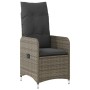 Mesita y sillas jardín 5 pzas y cojines ratán sintético gris de , Conjuntos de jardín - Ref: Foro24-3277022, Precio: 603,40 €...