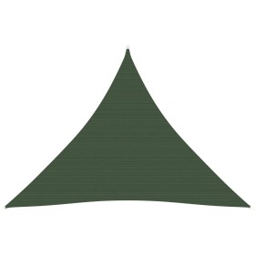 Toldo de vela verde oscuro HDPE 160 g/m² 4x4x4 m de vidaXL, Sombrillas - Ref: Foro24-311478, Precio: 25,12 €, Descuento: %