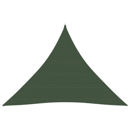 Toldo de vela verde oscuro HDPE 160 g/m² 4x4x4 m de vidaXL, Sombrillas - Ref: Foro24-311478, Precio: 25,12 €, Descuento: %