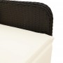 Set de mesa y sillas de jardín 7 pzas y cojines ratán PE negro de , Conjuntos de jardín - Ref: Foro24-3277138, Precio: 865,25...