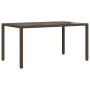 Set de mesa y sillas jardín 7 pzas con cojines ratán PE marrón de , Conjuntos de jardín - Ref: Foro24-3277190, Precio: 890,17...