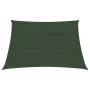 Toldo de vela verde oscuro HDPE 160 g/m² 3/4x3 m de vidaXL, Sombrillas - Ref: Foro24-311489, Precio: 38,61 €, Descuento: %