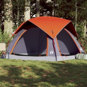 Tienda de campaña para 4 personas impermeable gris y naranja de , Tiendas de campaña - Ref: Foro24-4009454, Precio: 69,99 €, ...