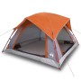 Tienda de campaña para 4 personas impermeable gris y naranja de , Tiendas de campaña - Ref: Foro24-4009454, Precio: 69,99 €, ...