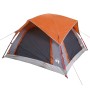 Tienda de campaña para 4 personas impermeable gris y naranja de , Tiendas de campaña - Ref: Foro24-4009454, Precio: 69,99 €, ...