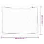 Red de remolque con cuerda elástica PP blanco 4x3 m de , Redes de carga para vehículos motorizados - Ref: Foro24-4012266, Pre...