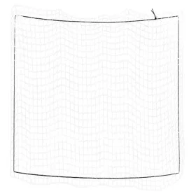 Red de remolque con cuerda elástica PP blanco 3x3 m de , Redes de carga para vehículos motorizados - Ref: Foro24-4012264, Pre...