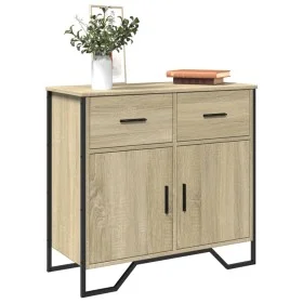 Aparador de madera de ingeniería roble Sonoma 79,5x35,5x74,5 cm de , Aparadores - Ref: Foro24-848545, Precio: 79,86 €, Descue...