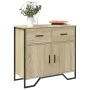 Aparador de madera de ingeniería roble Sonoma 79,5x35,5x74,5 cm de , Aparadores - Ref: Foro24-848545, Precio: 79,86 €, Descue...