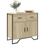 Aparador de madera de ingeniería roble Sonoma 79,5x35,5x74,5 cm de , Aparadores - Ref: Foro24-848545, Precio: 84,43 €, Descue...