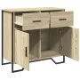 Aparador de madera de ingeniería roble Sonoma 79,5x35,5x74,5 cm de , Aparadores - Ref: Foro24-848545, Precio: 79,86 €, Descue...