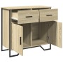 Aparador de madera de ingeniería roble Sonoma 79,5x35,5x74,5 cm de , Aparadores - Ref: Foro24-848545, Precio: 84,43 €, Descue...